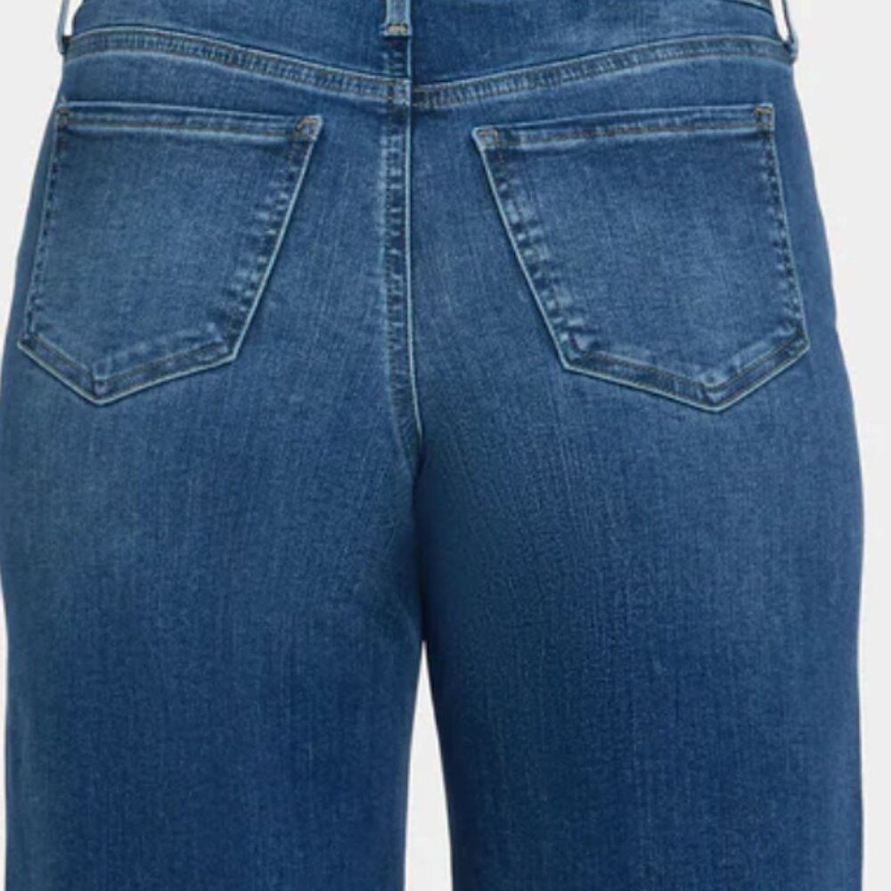 NWT Teresa Wide Leg Ankle Jeans with 3 Inch Hems Sz 00 - Picture 5 of 8